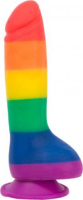 Addiction Justin Rainbow Silicone Dildo 19 cm