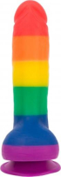 Addiction Justin Rainbow Silicone Dildo 19 cm