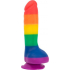 Addiction Justin Rainbow Silicone Dildo 19 cm