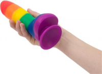 Addiction Justin Rainbow Silicone Dildo 19 cm
