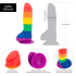 Addiction Justin Rainbow Silicone Dildo 19 cm