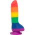 Addiction Justin Rainbow Silicone Dildo 19 cm