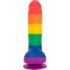 Addiction Justin Rainbow Silicone Dildo 19 cm