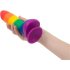 Addiction Justin Rainbow Silicone Dildo 19 cm