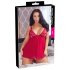 Babydoll With Half Open Cups 2XL Color Red