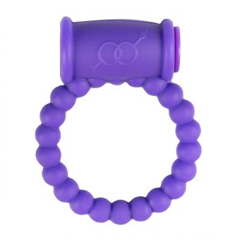 Cockring with Vibrator Purple