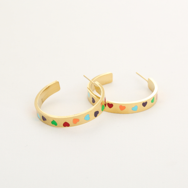 Oorbellen rainbow