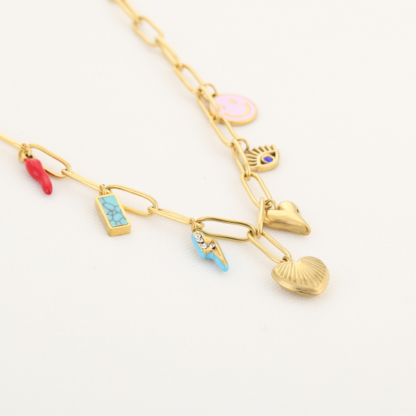 Bedels ketting smiley