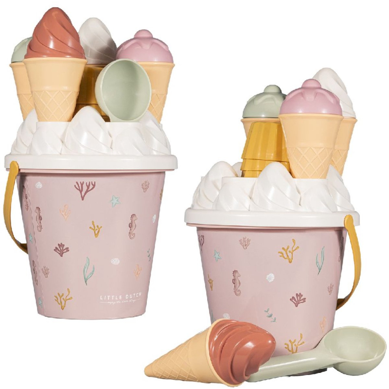 Little Dutch Ocean Dreams IJsjes Emmerset – 14-delig Roze