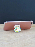 TPhone grip holder foldable rainbow