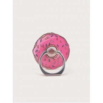 RingHouder In De Vorm Donut Kleur Roze